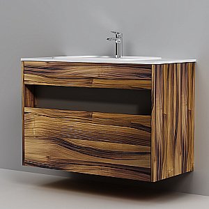 Тумба с раковиной AM.PM Func 100 дуб крафт для ванной в интернет-магазине Sanbest
