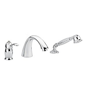 Смеситель на борт ванны Migliore Lem Crystal ML.LEM-1950K хром купить в интернет-магазине сантехники Sanbest