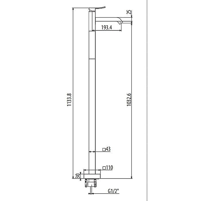 Смеситель для раковины Gattoni Ely 8809/88C0 купить в интернет-магазине сантехники Sanbest