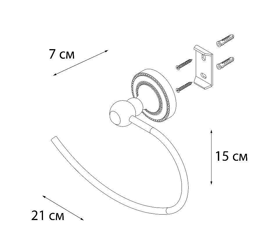 Полотенцедержатель FIXSEN STYLE FX-41111 купить в интернет-магазине сантехники Sanbest