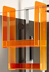 Полка Jacob Delafon BAIN-DOUCHE MALICE E6D070-S38 оранжевая купить в интернет-магазине сантехники Sanbest