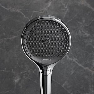 Душевая гарнитура Hansgrohe Rainfinity 130 3jet EcoSmart 27672000 купить в интернет-магазине сантехники Sanbest