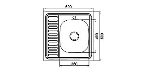 Мойка кухонная MIXLINE ML 528019 хром купить в интернет-магазине сантехники Sanbest