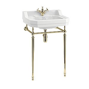 Консоль с раковиной Burlington Edwardian B4 1TH золото для ванной в интернет-магазине сантехники Sanbest
