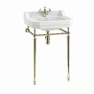 Консоль с раковиной Burlington Edwardian B4 1TH золото для ванной в интернет-магазине сантехники Sanbest