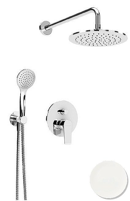 Душевая система Cezares NAUTIC-DSIP-BIO белая матовая купить в интернет-магазине сантехники Sanbest