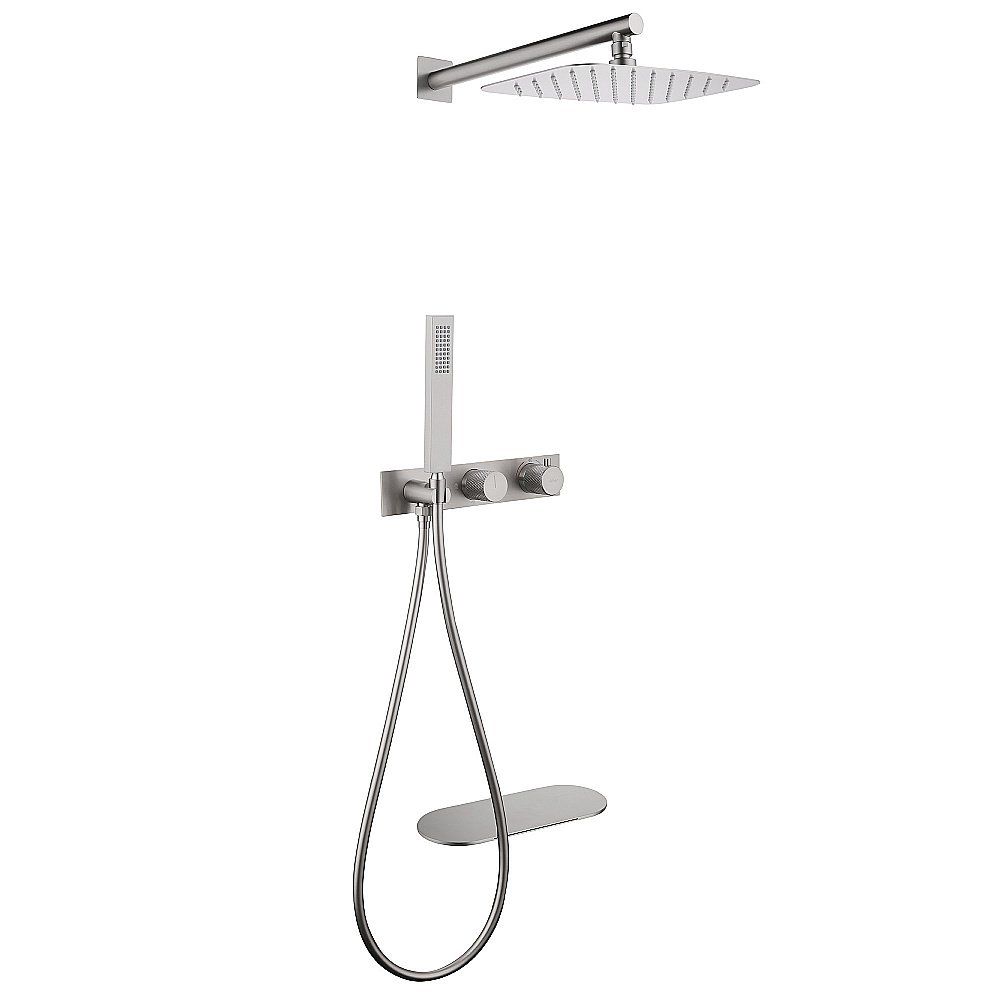 Душевая система ABBER Rund AF8750NG сатин купить в интернет-магазине сантехники Sanbest