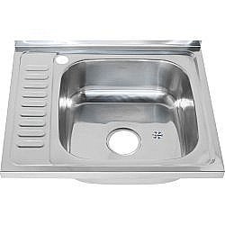 Мойка кухонная с сифоном Melana 178t R (*10) чаша справа купить в интернет-магазине сантехники Sanbest