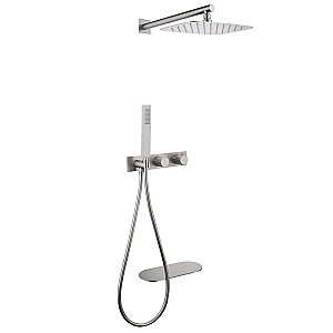 Душевая система ABBER Rund AF8750NG сатин купить в интернет-магазине сантехники Sanbest