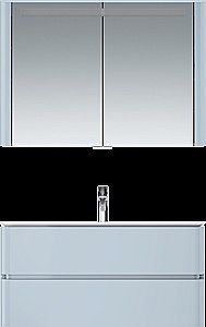 Зеркальный шкаф AM.PM Sensation 100 голубой купить в интернет-магазине сантехники Sanbest