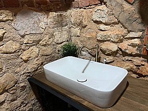 Раковина накладная Pestan Fluenta Round Washbasin 61,5 40008299 белая купить в интернет-магазине Sanbest