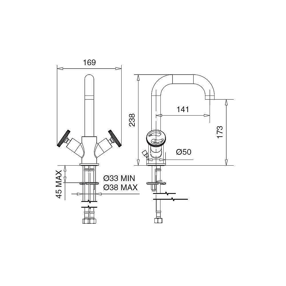 Смеситель для раковины Migliore Reversa 28197 хром купить в интернет-магазине сантехники Sanbest
