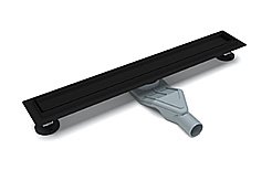 Душевой трап CeramaLux CL6138D-80 черный матовый купить в интернет-магазине Sanbest