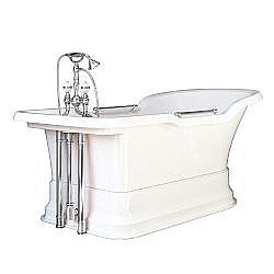 Ванна Migliore Impero Podium 25812 180х87 белая,хром купить в интернет-магазине Sanbest