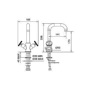 Смеситель для раковины Migliore Reversa 28197 хром купить в интернет-магазине сантехники Sanbest