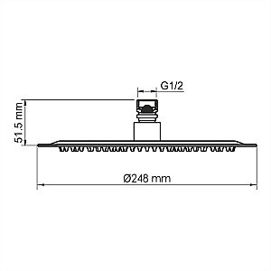 Душевая система WasserKRAFT Schunter 8200 SET2836 золото матовое купить в интернет-магазине сантехники Sanbest