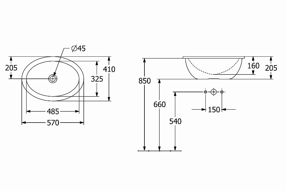 Раковина Villeroy&Boch Loop & Friends 4A620001 альпийский белый купить в интернет-магазине Sanbest