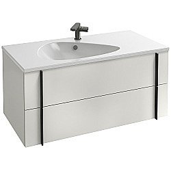 Тумба Jacob Delafon NOUVELLE VAGUE EB3032 100 глянцевый белый меламин купить в интернет-магазине сантехники Sanbest