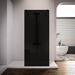 Душевое ограждение Veconi Korato KR90BB-100-11-C4 100 черное/профиль черный матовый купить в интернет-магазине Sanbest