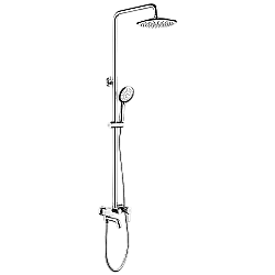 Душевая система Elghansa 2330524-2L (Set-20) хром купить в интернет-магазине сантехники Sanbest