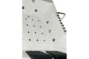 Акриловая ванна Royal Bath Triumph De Luxe RB665100DL 180x120 белая с гидромассажем купить в интернет-магазине Sanbest