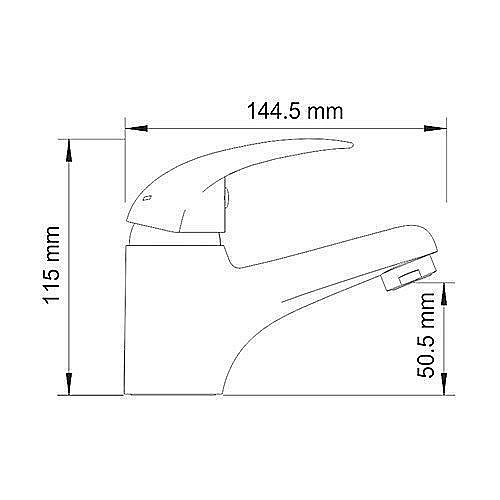 Смеситель для раковины WasserKRAFT Isen 2603 купить в интернет-магазине сантехники Sanbest