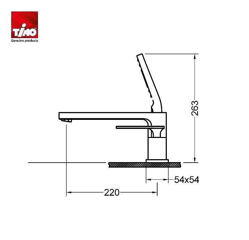 Смеситель для ванны Timo Torne 4330/17Y купить в интернет-магазине сантехники Sanbest