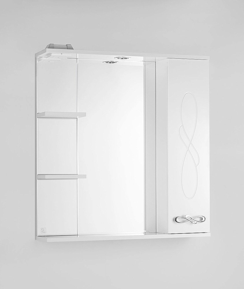 Зеркало со шкафом Style Line Венеция 75/С в ванную от интернет-магазине сантехники Sanbest