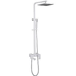 Душевая система ABBER Daheim AF8216WL белая матовая купить в интернет-магазине сантехники Sanbest