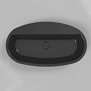 Раковина накладная WhiteCross Obsidian 65 0736.065037.101 черная купить в интернет-магазине Sanbest