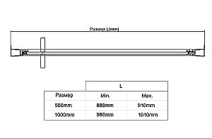 Душевая дверь Vincea Slim 8mm VDP-4SL100CL 100 профиль хром/стекло прозрачное купить в интернет-магазине Sanbest