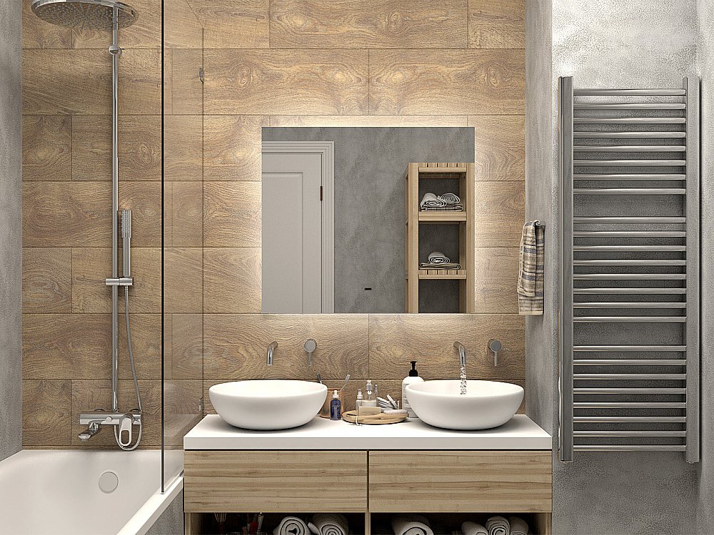 Зеркало Misty Нембус 80 НЕМ-02-80/70-14 в ванную от интернет-магазине сантехники Sanbest