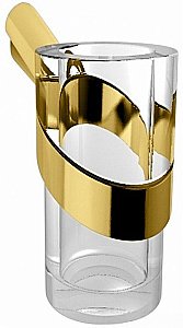 Стакан для зубных щеток Paini Morgana 73OP041VR золото купить в интернет-магазине сантехники Sanbest