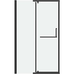 Душевая дверь Grossman Pragma 100 100.K33.03.100.21.00 стекло прозрачное/профиль черный матовый купить в интернет-магазине Sanbest