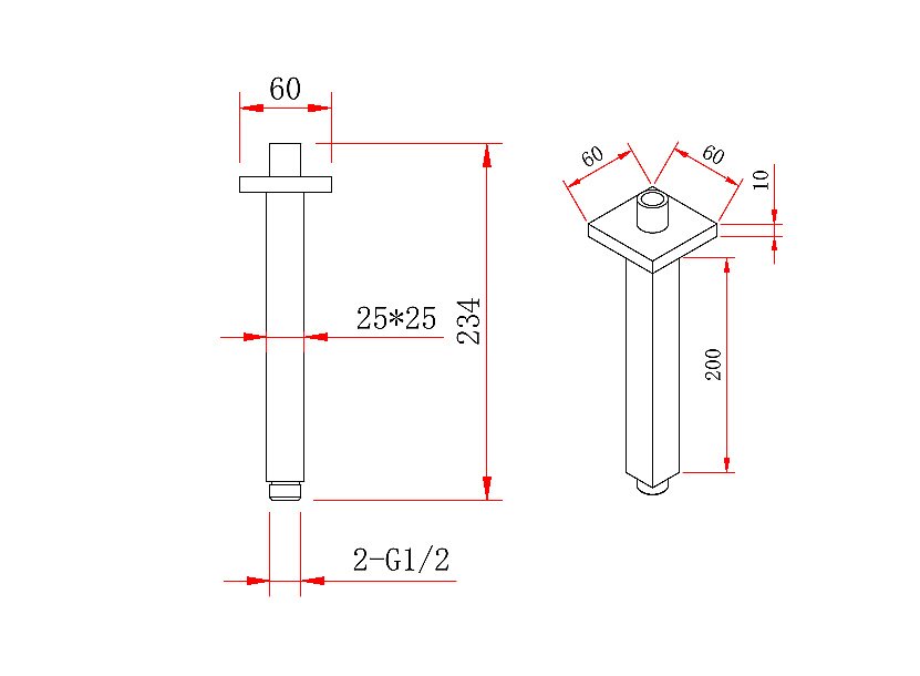 Держатель верхнего душа Berges VENTAS 74011 хром купить в интернет-магазине сантехники Sanbest