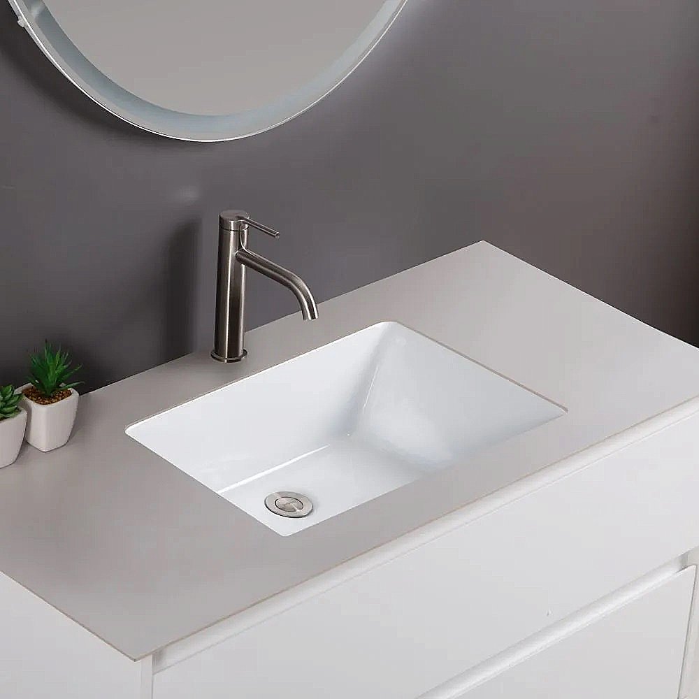 Раковина встраиваемая BelBagno 52,5 BB1009 белая купить в интернет-магазине Sanbest