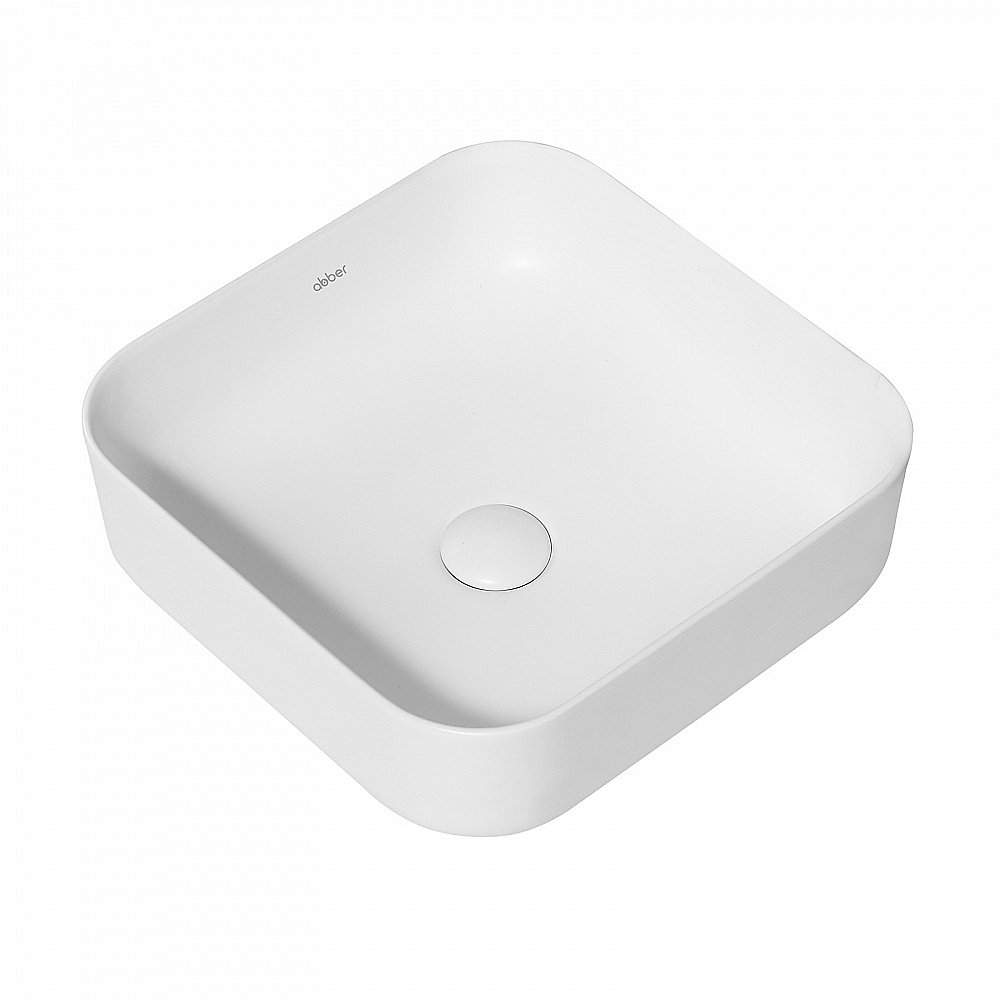 Раковина накладная ABBER Rechteck AC2211MW белая матовая купить в интернет-магазине Sanbest