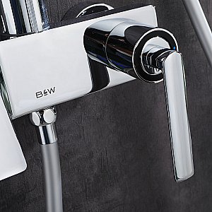 Душевая система Black&white Gravity GL-9103-C хром купить в интернет-магазине сантехники Sanbest