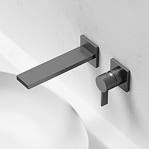 Смеситель для раковины Sancos Linn SC9021GG вороненая сталь купить в интернет-магазине сантехники Sanbest