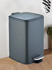 Ведро для мусора WeltWasser Berg 10000013411 черное матовое купить в интернет-магазине сантехники Sanbest