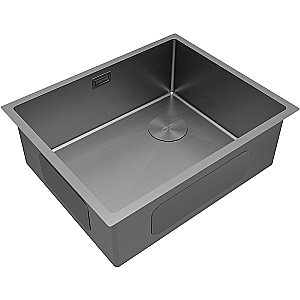 Кухонная мойка Paulmark Next-Skew 54 PM885444-MG серая матовая купить в интернет-магазине сантехники Sanbest