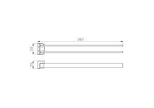 Полотенцедержатель поворотный WONZON & WOGHAND WW-9531 хром купить в интернет-магазине сантехники Sanbest