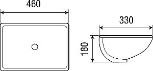 Раковина WeltWasser WW DEILBACH 6007 46 белая купить в интернет-магазине Sanbest