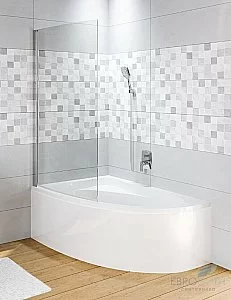 Акриловая ванна Riho Lyra 153x100 белая купить в интернет-магазине Sanbest