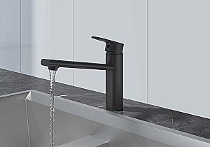 Смеситель для кухни Aquatek Ника AQ1880MB черный матовый купить в интернет-магазине сантехники Sanbest