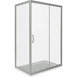 Душевой уголок Good Door Infinity WTW+SP 130х70 стекло прозрачное/профиль хром купить в интернет-магазине Sanbest