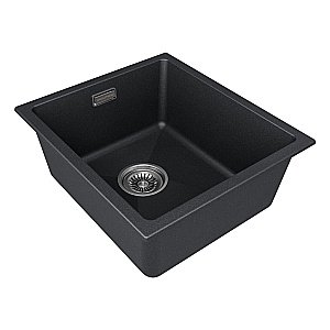 Кухонная мойка Paulmark LUMI 41UNI LU41-BL черный купить в интернет-магазине сантехники Sanbest