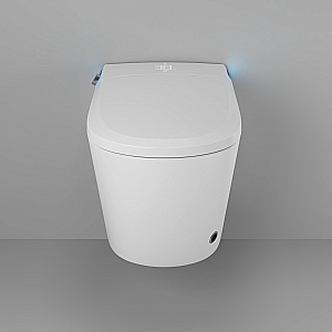 Унитаз подвесной Grossman Smart GR-5702 белый глянцевый, с крышкой микролифт купить в интернет-магазине Sanbest