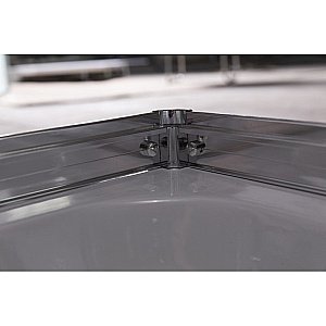 Душевой уголок Esbano ESR-8170 ESUGR8170 100х100 стекло прозрачное/профиль хром купить в интернет-магазине Sanbest