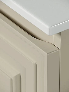 Тумба с раковиной Sancos Very VR80CE+CN7012MH Beige Soft/раковина антрацит матовый для ванной в интернет-магазине Sanbest